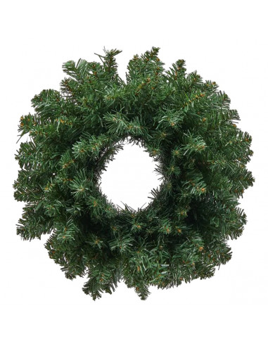Corona di Natale verde effetto aghi di pino Ø 60 cm Flora