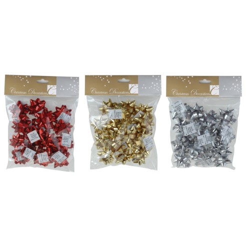 20 fiocchi per pacco regalo assortiti