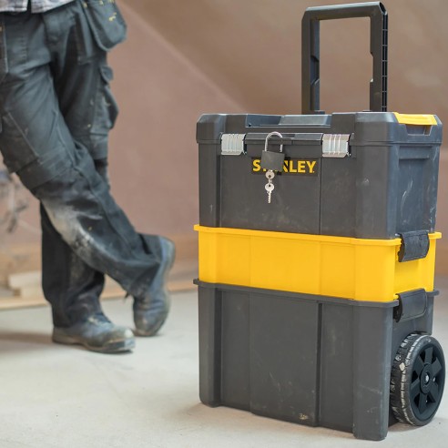 Carrello porta utensili capacità carico 20 kg Essential 3 in 1 Stanley STST1-80151
