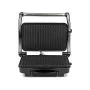 Bistecchiera Contact Grill BS11 Girmi corpo in acciaio inox 1500W aperta