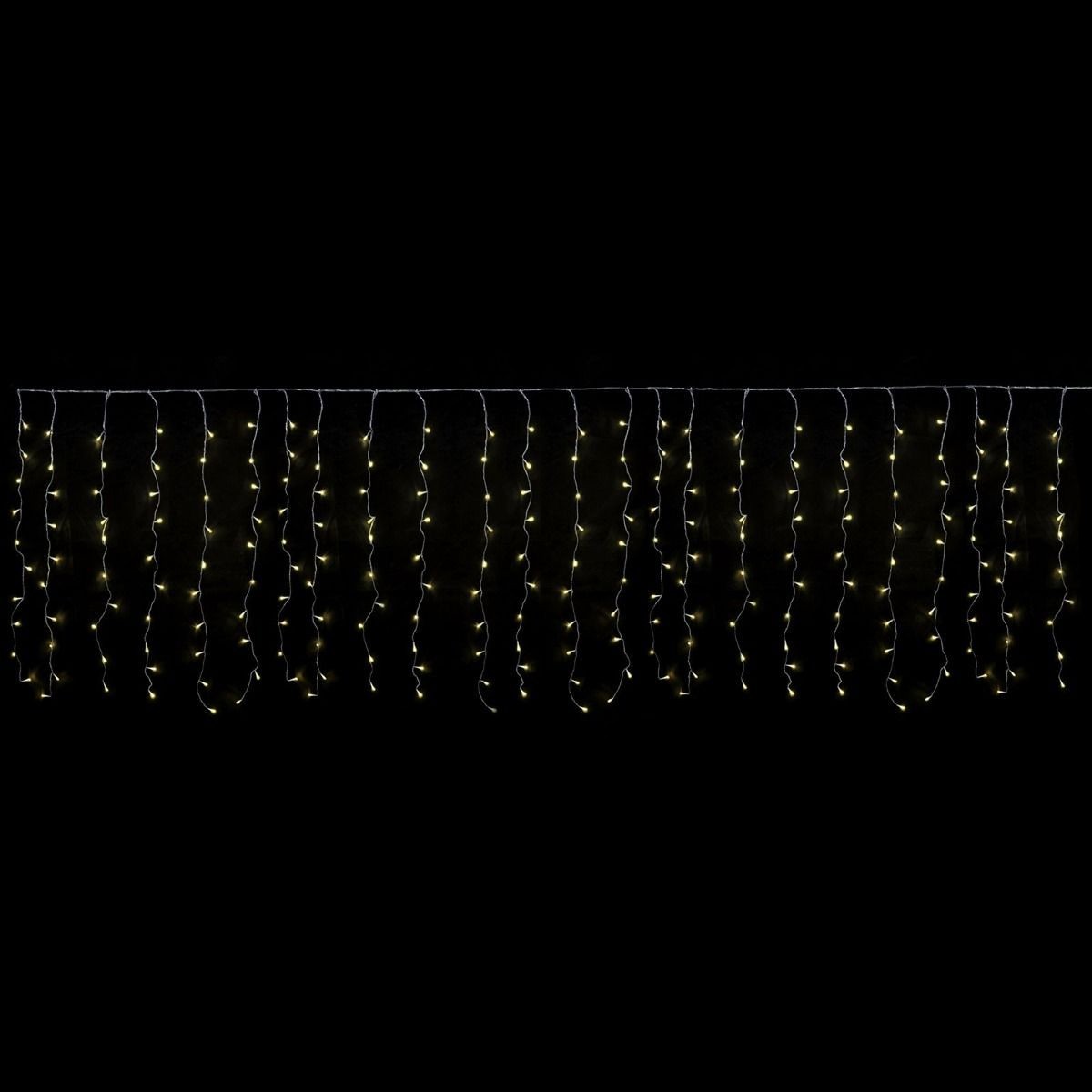 Tenda di luci con giochi di luce H90 cm, 140 led bianco ghiaccio