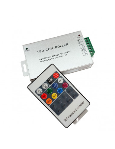 Controller RGB con telecomando 12 V per strisce LED RGB