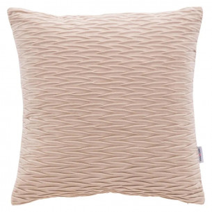 Cuscino arredo Giulia plisse 50x50 cm tortora Angelo Carillo