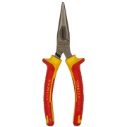 Pinze becchi mezzotondi lunghi dritti a norme VDE Stanley 0-84-006