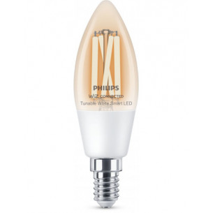 Lampadina Smart Filament Dimmerabile Tunable E14 40W Candela 2700 K Philips
