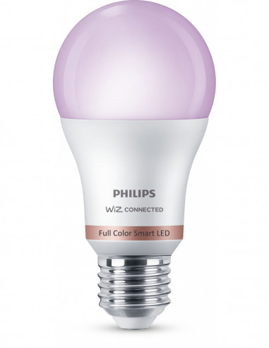 Lampadina Smart Dimmerabile Bianco o RGB E27 60W Goccia 6500 K Philips