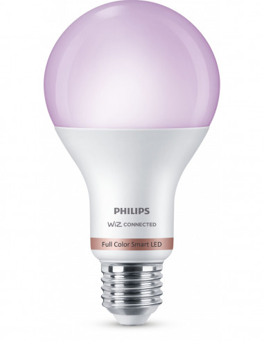 Lampadina Smart Dimmerabile Bianco o RGB E27 100W Goccia 6500 K Philips