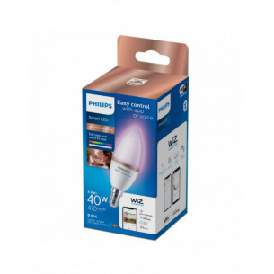 Lampadina Smart Dimmerabile Bianco o RGB E14 40W Candela 6500 K Philips