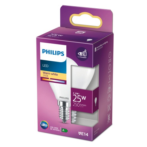 Lampadina Lustre 2,2 W 25 W E14 250 lm 2700 K Philips