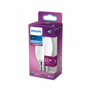 Lampadina Candela 6,5 W 60 W E14 806 lm 6500 K Philips