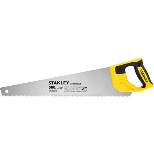 Sega per legno Tradecut 500 mm segaccio 7 denti Stanley STHT20350-1