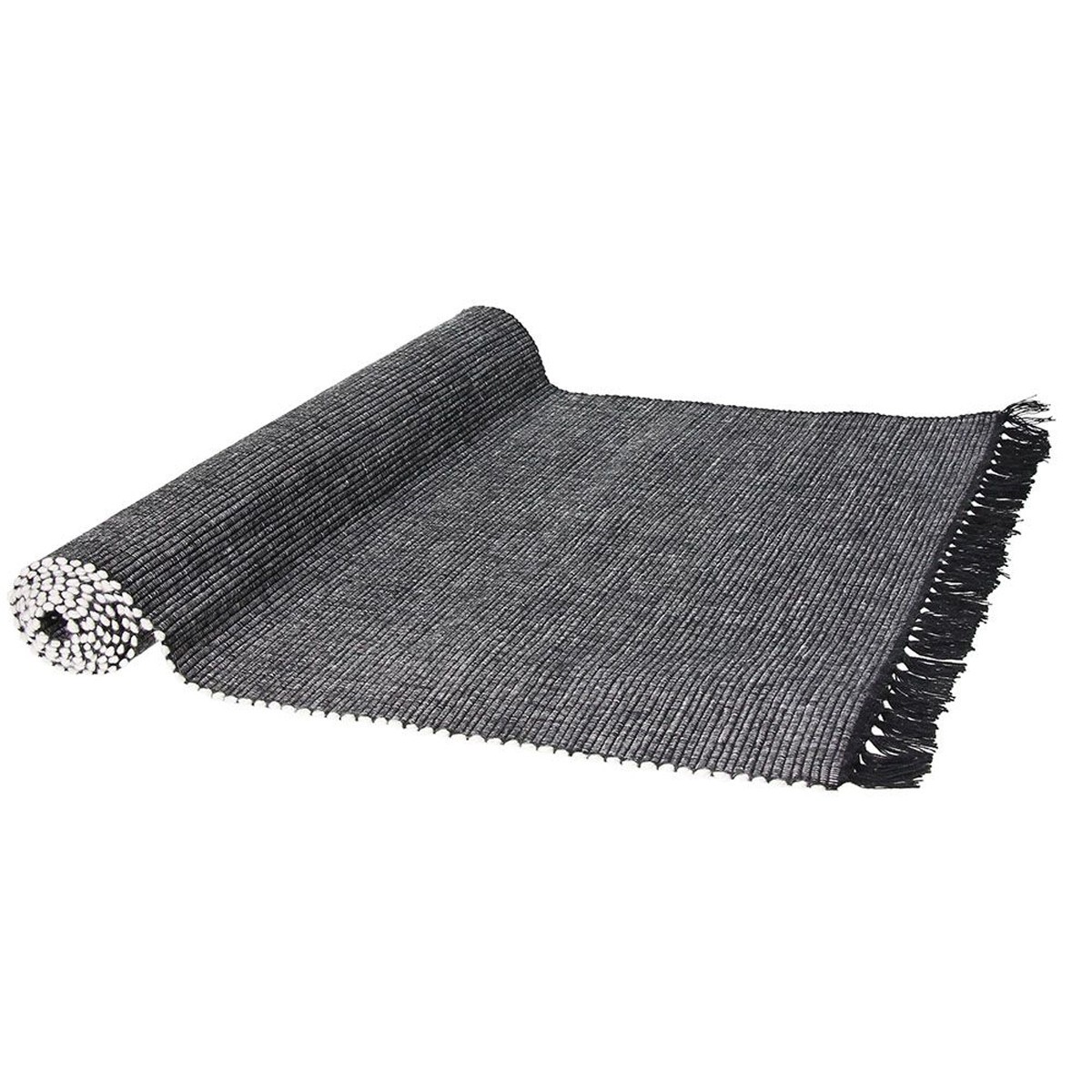 Runner tavolo 40x140 cm cotone riciclato grigio scuro Tognana su