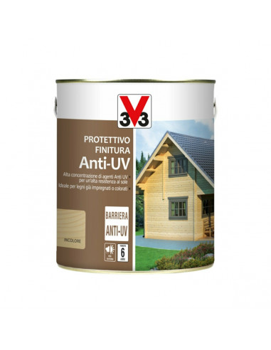 Protettivo e finitura Incolore Anti-UV per legno interno esterno V33