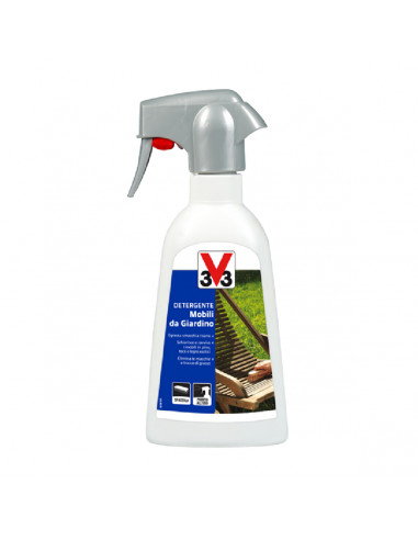 Detergente mobili da giardino in teck legno esotico spray 3in1 pronto uso 750 ml V33