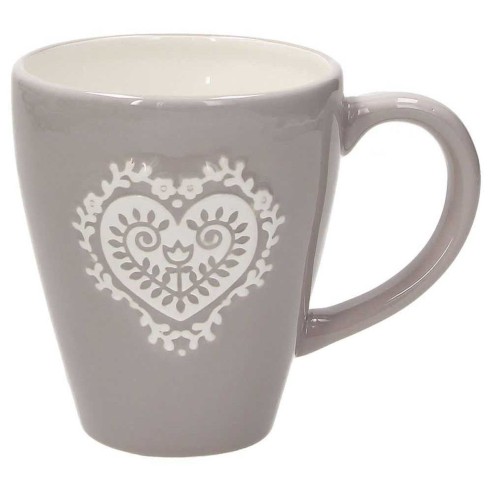Mug ceramica Montana Tognana 430cc grigio