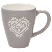 Mug ceramica Montana Tognana 430cc grigio
