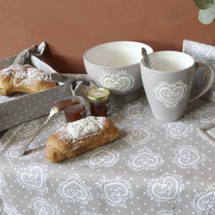 Portatovaglioli stoneware Montana grigio 2