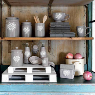 Guanto da forno 17x27 cm cotone Montana grigio 2