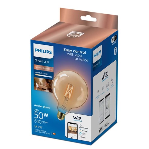 Lampadina a globo 7 W 50 W E27 640 lm Dimmerabile Philips box