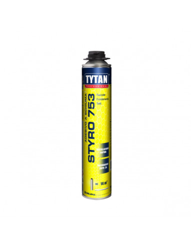 Schiuma adesiva per cappotti termici Tytan Styro 753 14 mq 750 ml