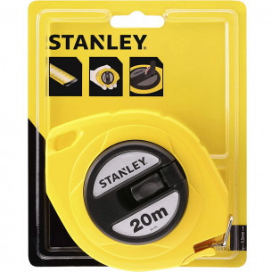 Rotella metrica 20 m nastro acciaio Stanley 0-34-105 2
