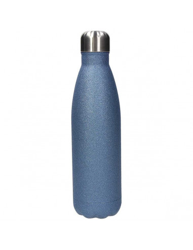 Bottiglia termica 500 cc acciaio inox glitter blu indaco di Tognana