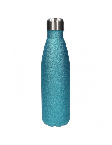 Bottiglia termica 500 cc acciaio inox glitter blu tiffany di Tognana