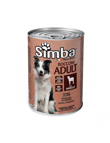 Monge Simba dog adult agnello bocconi in salsa 415g