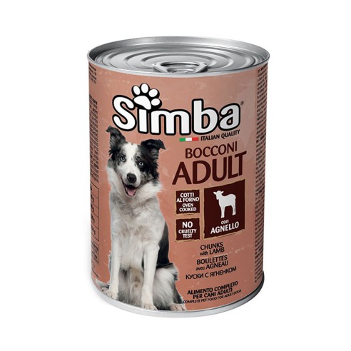 Monge Simba dog adult agnello bocconi in salsa 415g