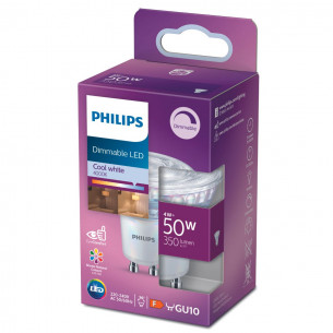Riflettore 4,6 W 50 W GU10 390 lm 4000 K Philips 2