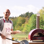 Forno 1 pizza portatile a gas Moderno rosso Portable Alfa Forni ambient3