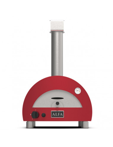 Forno 1 pizza portatile a gas Moderno rosso Portable Alfa Forni