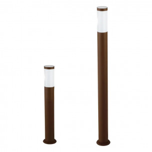 Lampione paletto da giardino Tokyo bronzo, E27, IP44 Intec