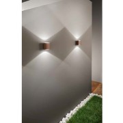 Applique da esterno LED Boxter in alluminio, bronzo, 4W, 700LM, IP44 IN.TEC ambientata