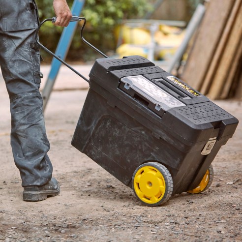 Carrello portautensili vasca porta attrezzi con ruote 53 L Stanley Contractor 1-97-503 ruote