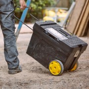 Carrello portautensili vasca porta attrezzi con ruote 53 L Stanley Contractor 1-97-503 ruote