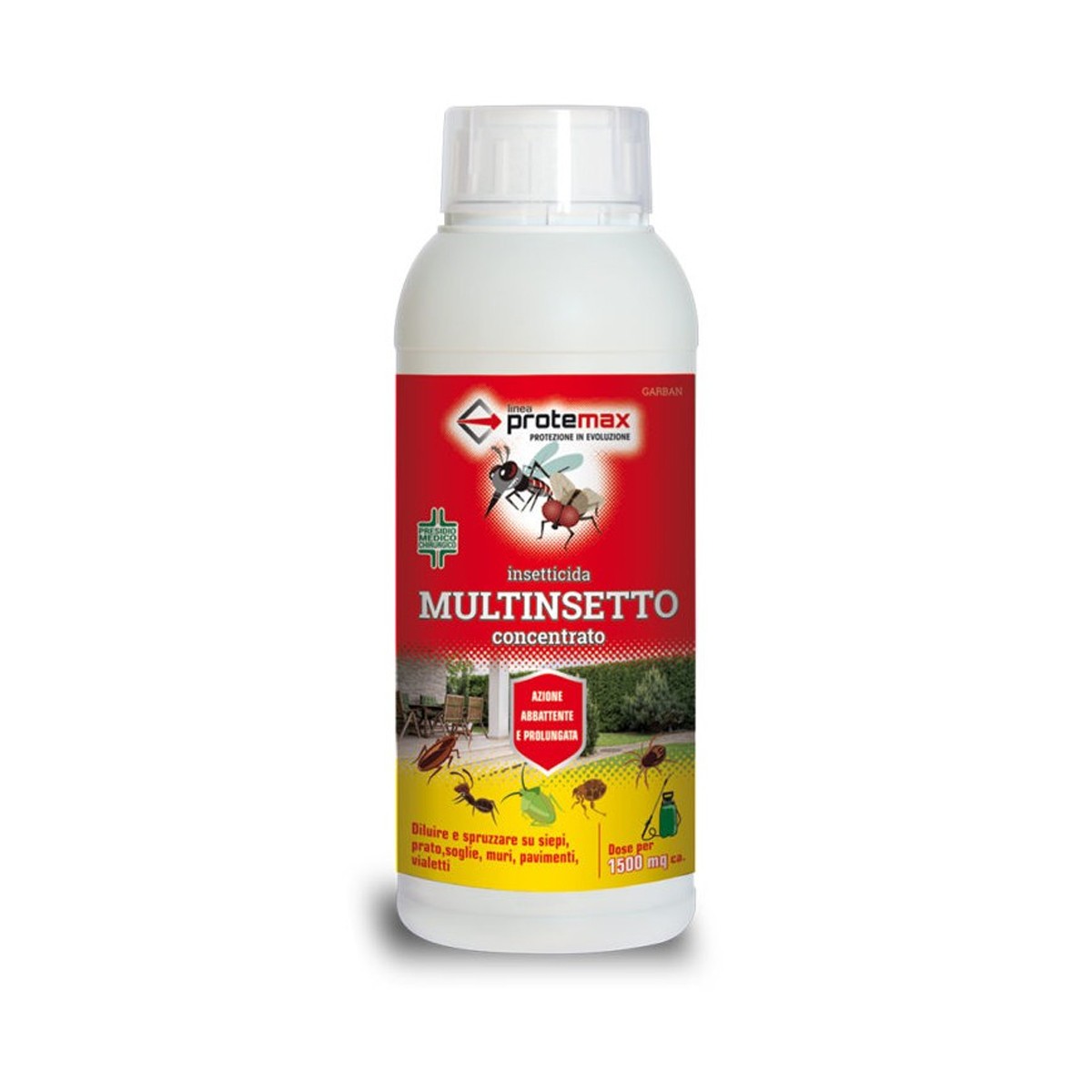 PERME PLUS Insetticida Concentrato 100 Ml - Microemulsione Contro Zanzare, Mosche, Scarafaggi, Cimici Dei Letti, Formiche - Uso Domestico E Aree Verdi