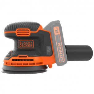 Levigatrice rotorbitale a batteria 18V PowerConnect Black + Decker BDCROS18N-XJ 2