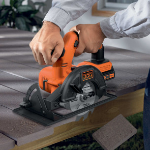 Sega circolare a batteria 18V lama 140 mm PowerConnect Black + Decker BDCCS18N-XJ 2
