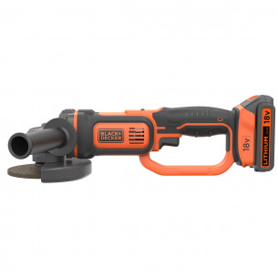 Smerigliatrice angolare a batteria 18V 125 mm PowerConnect Black + Decker BCG720N-XJ 2