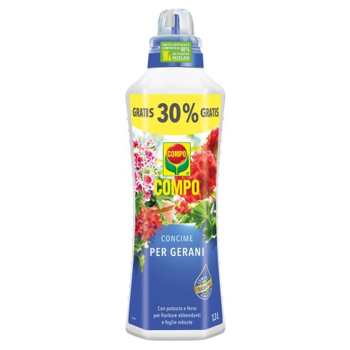 Concime liquido per gerani Compo 1 L + 30% omaggio