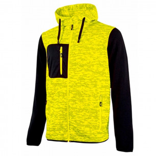 Felpa da lavoro Rainbow Yellow Fluo U-Power