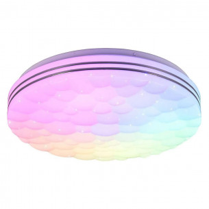 Tiger plafoniera LED integrato 22W dimmerabile RGB con telecomando RL Lighting 2