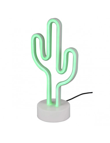 Cactus lampada da tavolo senza fili LED H 29cm RL Lighting