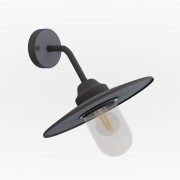 Applique da esterno Brenta in alluminio 1xE27, IP44 Trio antracite