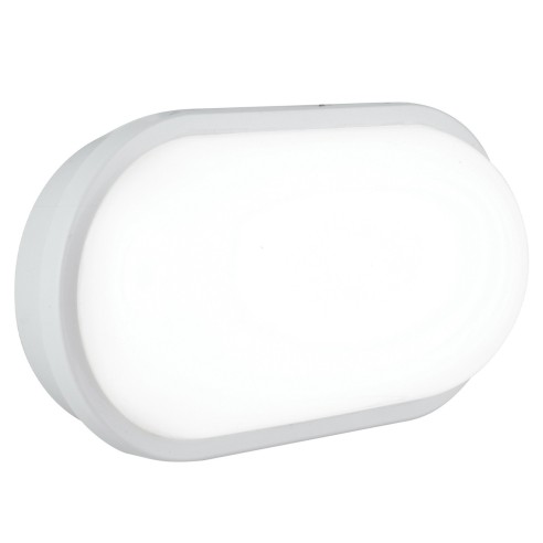 Plafoniera da esterno LED Shelly ovale bianca, IP65