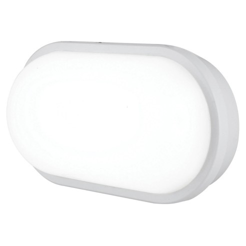 Plafoniera da esterno LED Shelly ovale bianca, IP65