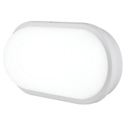 Plafoniera da esterno LED Shelly ovale bianca, IP65
