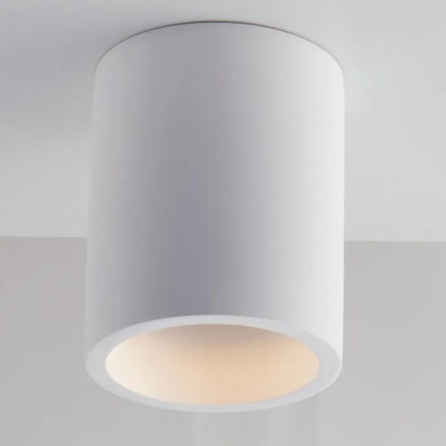 Plafoniera Banjie in gesso bianco verniciabile 1xGU10 IN.TEC.
