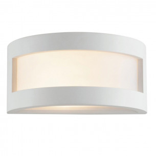 Plafoniera Cervinia in gesso bianco verniciabile 1xE27 IN.TEC.